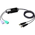 Aten 2-portno kabelsko stikalo KVM USB brez robov