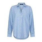 Jimmy Sanders Bluza modra / bela 25494154