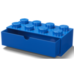 LEGO namizna škatla 8 s predalom - modra