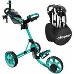 Clicgear Model 4.0 SET Soft Teal Ročni voziček za golf
