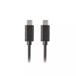 Lanberg kabel lanberg ca-cmcm-10cu-0010-bk (usb tip c - usb tip c ; 1m; črna barva)