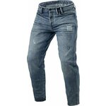 Rev'it! Jeans Rilan TF Medium Blue Vintage 34/32 Motoristične jeans hlače
