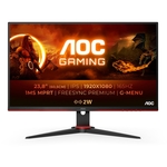 AOC 24G2SPAE monitor, IPS, 23.8"/49", 16:9, 1920x1080, 165Hz, HDMI, Display port, VGA (D-Sub), USB