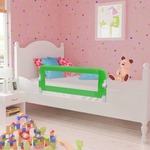 vidaXL Posteljno varovalo za otroke 102 x 42 cm zeleno