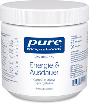 Pure encapsulations Energija in vzdržljivost - 340 g