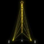 Vidaxl Lučke za novoletno jelko 615 LED diod hladno tople bele 404,5cm