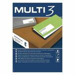 MULTI3 bele nalepke MU010499 99,1 X 57, 10/stran 100 listov