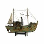 NEW Barco DKD Home Decor 40 x 13 x 35 cm Zelena Temno rjava