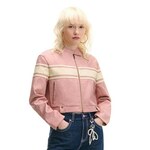 Cropp - Biker jakna iz umetnega usnja - roza