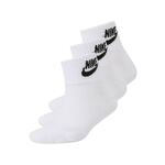 Nike Sportswear Everyday Essential Ankle Socks 3-Pack White/ Black XL