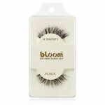 Bloom Natural lepilne trepalnice iz naravnih las (Dwispy, Black) 1 cm