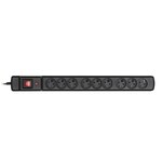 NEW Activejet napajalni trak ACJ Combo 9gn 1,5m (9 x UTE; 10 A; 1,5m; črna barva)