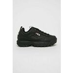 Fila čevlji Disruptor Low - črna. Čevlji iz kolekcije Fila. Model izdelan iz sintetičnega materiala.