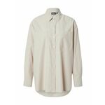 PIECES Bluza 'PCMELIA' temno bež / bela