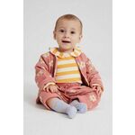Otroški pulover Bobo Choses oranžna barva - oranžna. Pulover za dojenčka iz kolekcije Bobo Choses. Model izdelan iz mehke, vzorčaste pletenine. Izjemno udobna tkanina z visoko vsebnostjo bombaža.
