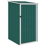 shumee Vrtna lopa zelena 87x98x159 cm pocinkano jeklo