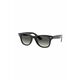 Otroška sončna očala Ray-Ban JUNIOR WAYFARER črna barva, 0RJ9066S - črna. Otroška sončna očala iz kolekcije Ray-Ban. Model z enobarvnimi stekli in okvirji iz plastike. Ima filter UV 400.