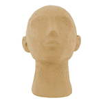 Peščeno rjava dekorativna figurica PT LIVING Face Art, višina 22,8 cm