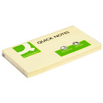 Q-Connect Samolepilne blazinice QUICK - 76 x 127 mm, rumene barve