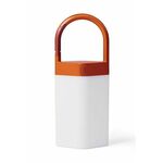 Led svetilka Lexon Horizon - oranžna. LED svetilka iz kolekcije Lexon. Model izdelan iz umetne snovi in aluminija.