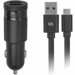RivaCase avtopolnilec, 2,4 A (VA4122) + microUSB kabel
