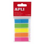 Apli Samolepilni indeks lističi, plastični 5 x 25 kos