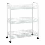 Mobilen regal za kopalnico Metaltex Laundry, 31 x 84 cm