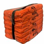 Lalizas Life Jackets Dry Bag Set 4pcs Fluo Orange Rešilni jopič 40+ kg