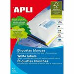 NEW Samolepilne etikete Apli 581290 70 x 67,7 mm 100 Listi Bela