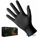 Carmotion MERCATOR GoGrip premium nitrilne rokavice, črne, velikost XXL, 50 kosov.
