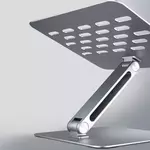 AXAGON STND-LQ, aluminijasto stojalo HQ za prenosne računalnike 10" - 16", nastavljiva višina in kot