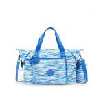 KIPLING Potovalna torba modra / bela