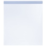 Vidaxl Folija za okna statična matirana prozorna siva 90x500 cm PVC