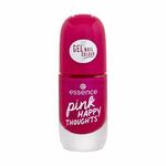 Essence Gel Nail Colour hitro sušeči in sijoči lak za nohte 8 ml odtenek 15 Pink Happy Thoughts