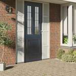 vidaXL Okenska folija matirana bela 45x1000 cm PVC