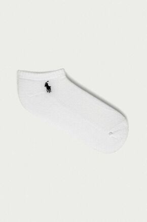 Polo Ralph Lauren nogavice (6-pack) - bela. Visoke nogavice iz kolekcije Polo Ralph Lauren. Model izdelan iz elastičnega