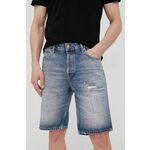 Kratke hlače iz jeansa Superdry moško, - modra. Kratke hlače iz kolekcije Superdry. Model izdelan iz denima.