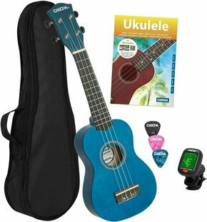 Cascha HH 3971 Soprano ukulele Blue
