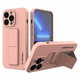 MG Kickstand silikonski ovitek za iPhone 13 Pro Max, roza