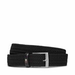 Moški pas Tommy Hilfiger New Adan Belt 3.5Cm AM0AM02801 Črna
