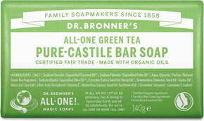"Dr. Bronner's Bar Soap Green Tea - 140 g"