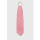 Rutica Moschino moška, roza barva - roza. Rutica iz kolekcije Moschino. Model izdelan iz vzorčaste tkanine.