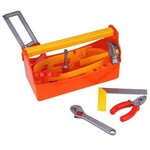Mikro Trading Komplet orodja 8 kosov s pasom 78 cm in zaboj 30x14 cm v mreži