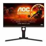 AOC U27G3X monitor, IPS, 27", 16:9, 3840x2160, 144Hz/165Hz/60Hz, pivot, HDMI, 2x DisplayPort/Display port, USB