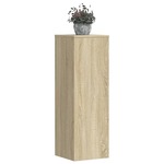 Vidaxl Stojalo za rastline 2 kosa sonoma hrast 33x33x100 cm inž. les