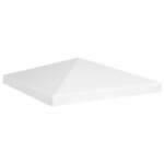 Streha za paviljon 270 g/m² 3x3 m bela