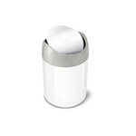 SimpleHuman CW2079 mini namizni koš za smeti, bel, 1,5l