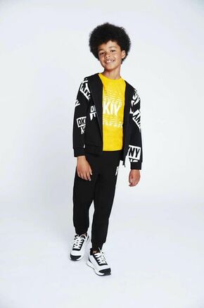 Otroški pulover Dkny črna barva