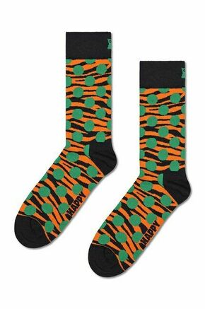 Nogavice Happy Socks Tiger Dot Sock - pisana. Nogavice iz kolekcije Happy Socks. Model izdelan iz elastičnega