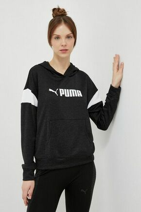 Pulover za vadbo Puma Fit Tech črna barva